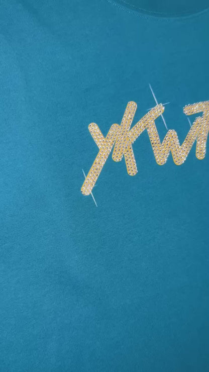 Rhinestone Pendant Tee